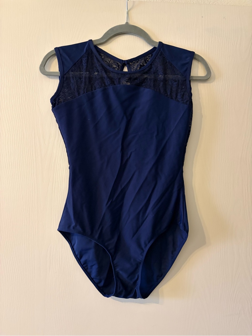 Navy Ballet Rosa leotard